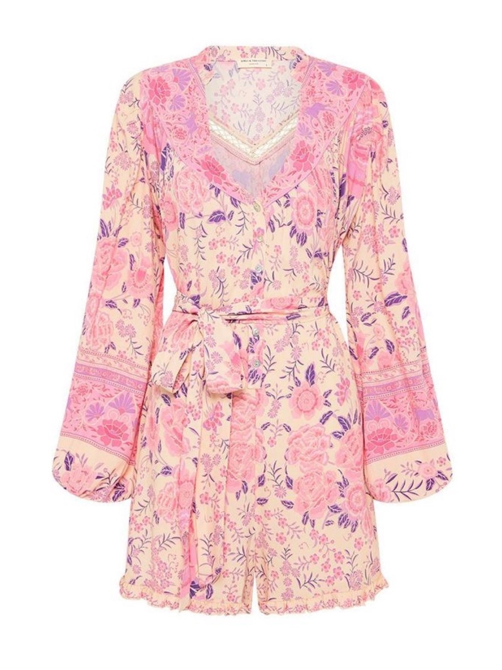 SPELL & THE GYPSY Collective Womens  Small Mystic Romper Musk RARE